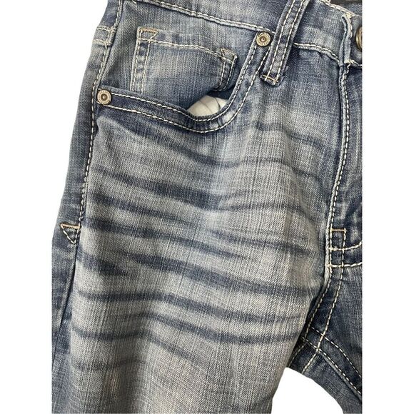 BKE Est 1967 Mens Blue Cotton Blend Stretch Jake Straight Leg Jeans Size 30x36 - Picture 3 of 9